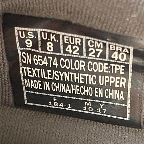 Skechers Mens Taupe Classic Fit Air-Cooled Memory Foam Sneakers Sz 9US - Picture 6 of 7